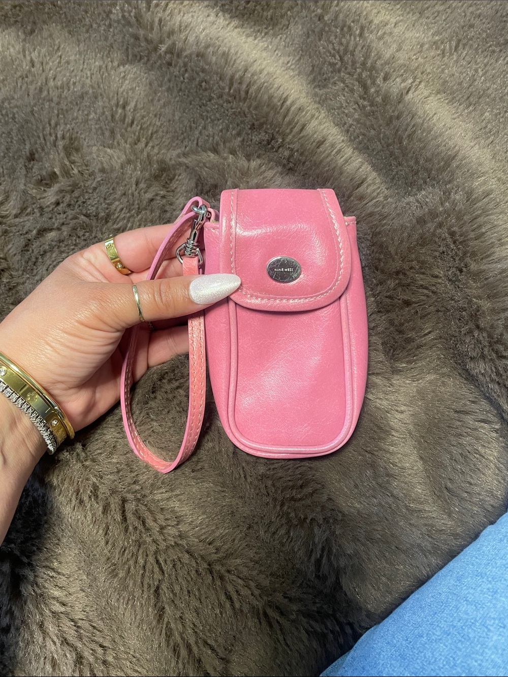 Nine West vintage Pink Wristlet pouch